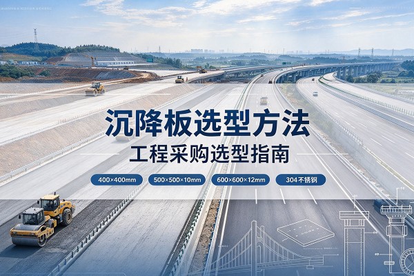 通河沉降板选择方法