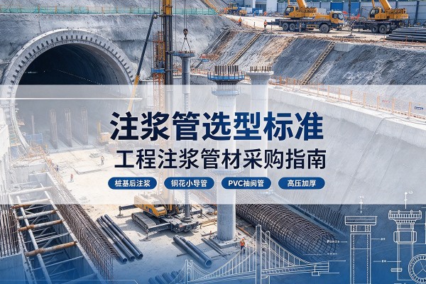 通河注浆管选型标准