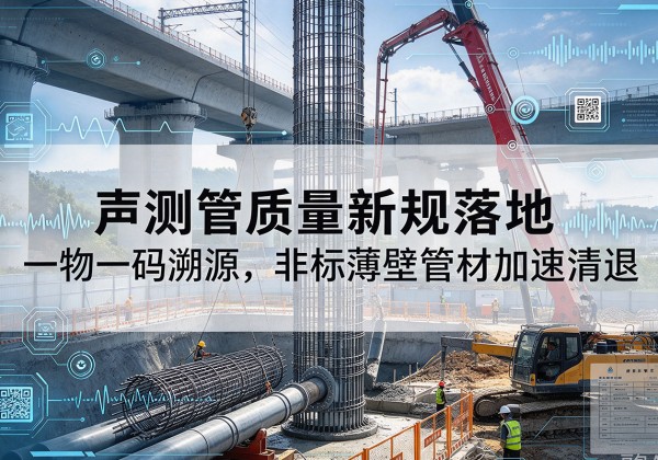 通河声测管质量新规落地，一物一码溯源，非标薄壁管材加速清退