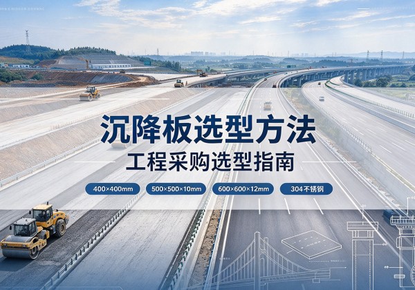 通河沉降板选择方法